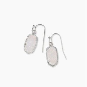 Kendra Scott Lee Silver Drop Earrings